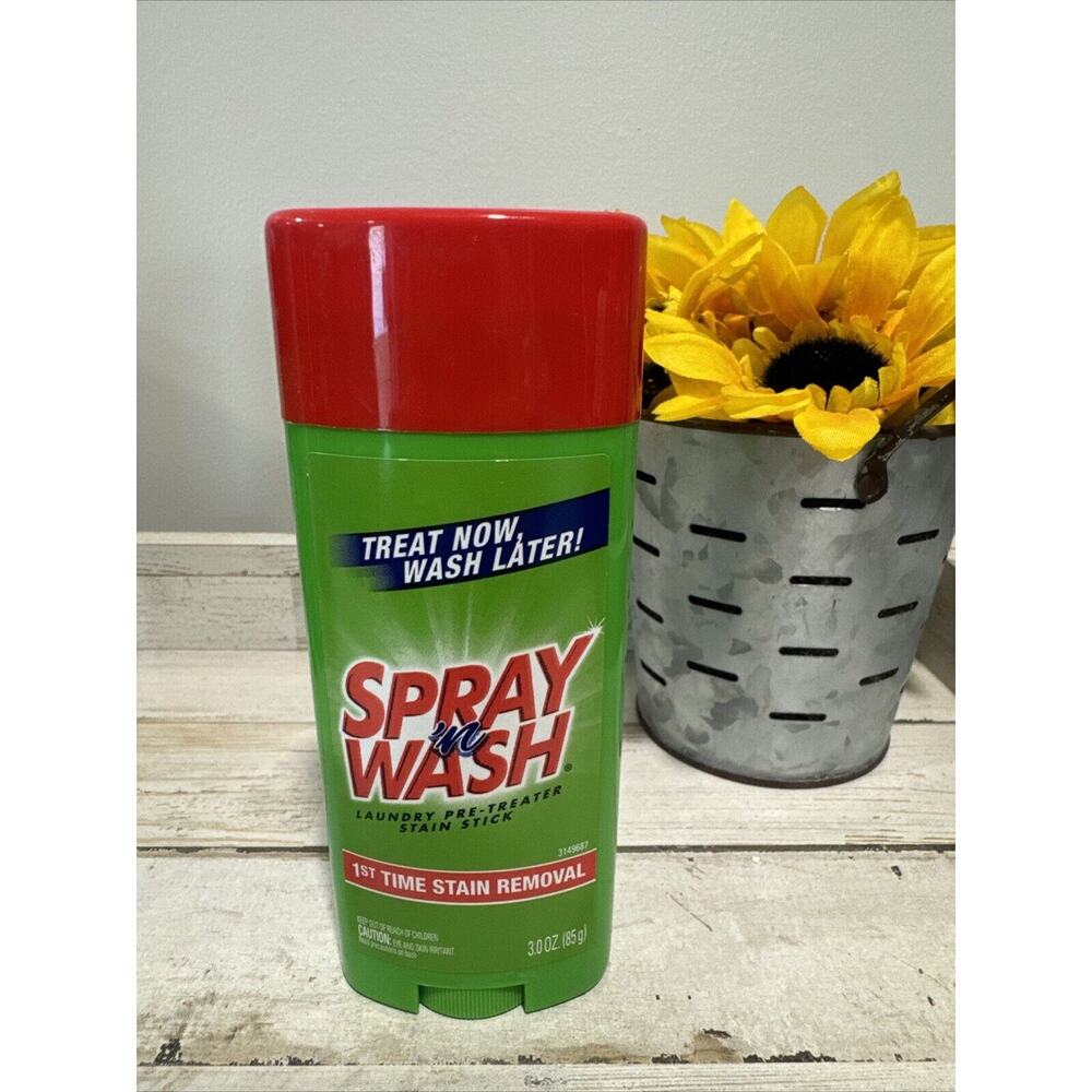 Spray 'n Wash Stain Removal Stick Laundry Clothes Pre-Treater Travel Size New